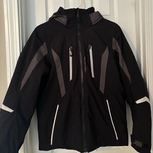 Obermeyer Youth Black and Gray Ski Jacket